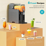 Slushie Machine for Home – 70oz Frozen Drink Maker with 6 Presets, No Ice Needed