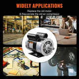 VEVOR 5HP Air Compressor Motor 3450 RPM Single Phase Electric Motor 7/8 in.