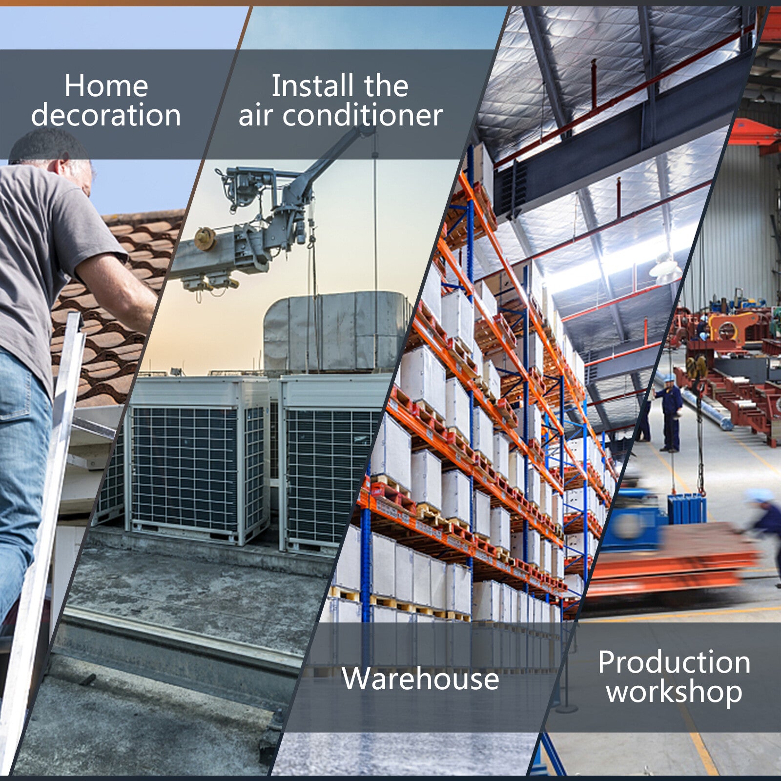 3-in-1 Portable Crane Electric Hoist Winch 1100lbs Wired/Wireless Remote Control