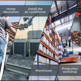 3-in-1 Portable Crane Electric Hoist Winch 1100lbs Wired/Wireless Remote Control