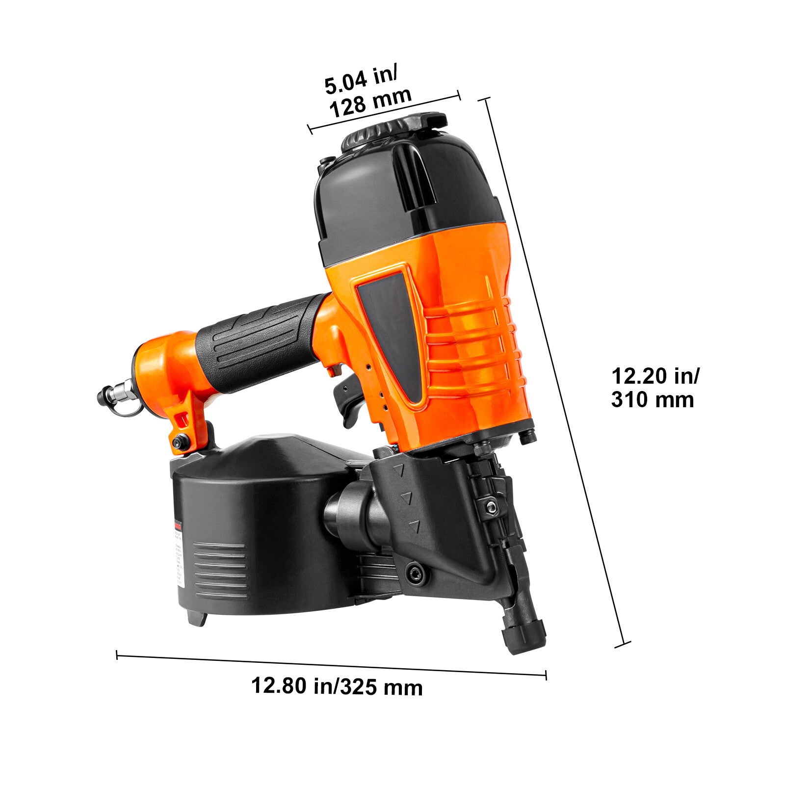 CN65 Coil Siding Nailer 1-1/4" to 2-1/2" 15 Degree Pneumatic Nail Gun