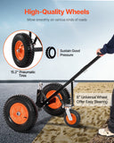 VEVOR 1200lbs Trailer Dolly 18 and 22 in Adjustable Height 2 in Ball