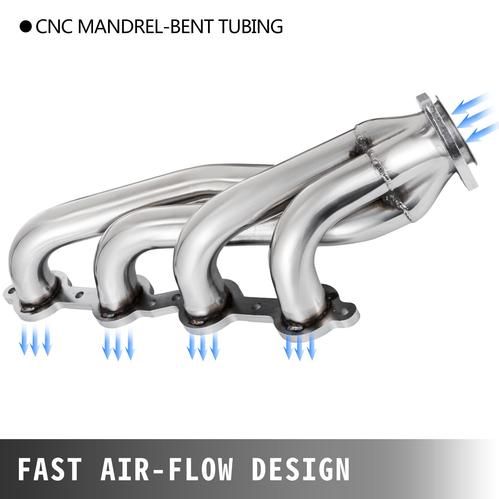 VEVOR Swap S10 Conversion Headers fit Chevy LS1 LS2 LS3 LS6 Engines 4.8 5.3 6.0