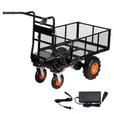 Electric Utility Cart 660lbs Capacity Power Wagon 36V 432W Wheelbarrow