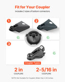 VEVOR Trailer Coupler Lock Fits 2 & 2-5/16-Inch Couplers Trailer Tongue Lock