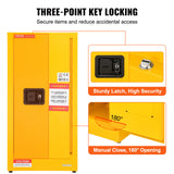VEVOR Flammable Safety Cabinet Liquid Storage 16 Gal 18.1x18.1x35.4 in Cabinet