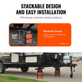 Trailer Jack Block, 6000 lbs Capacity per RV Leveling Block, 4-Pack