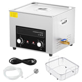 15L Ultrasonic Cleaner with Heater Timer & Basket Digital Sonic Heating Machine