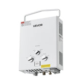 VEVOR Portable Propane Water Heater 5L Tankless with Water Pump for RV Camping