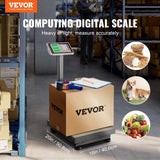 Computing Digital Platform Scale, 660 lbs Load, 0.1 lbs Accuracy Computing Floor