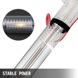 VEVOR CO2 laser tube 40W/50W/60W/80W/100W/130W suitable for CO2 laser engraving