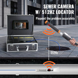 Uimoso 30m/100ft 7" Sewer Camera Pipe Inspection Camera 1000TVL 512Hz Locator