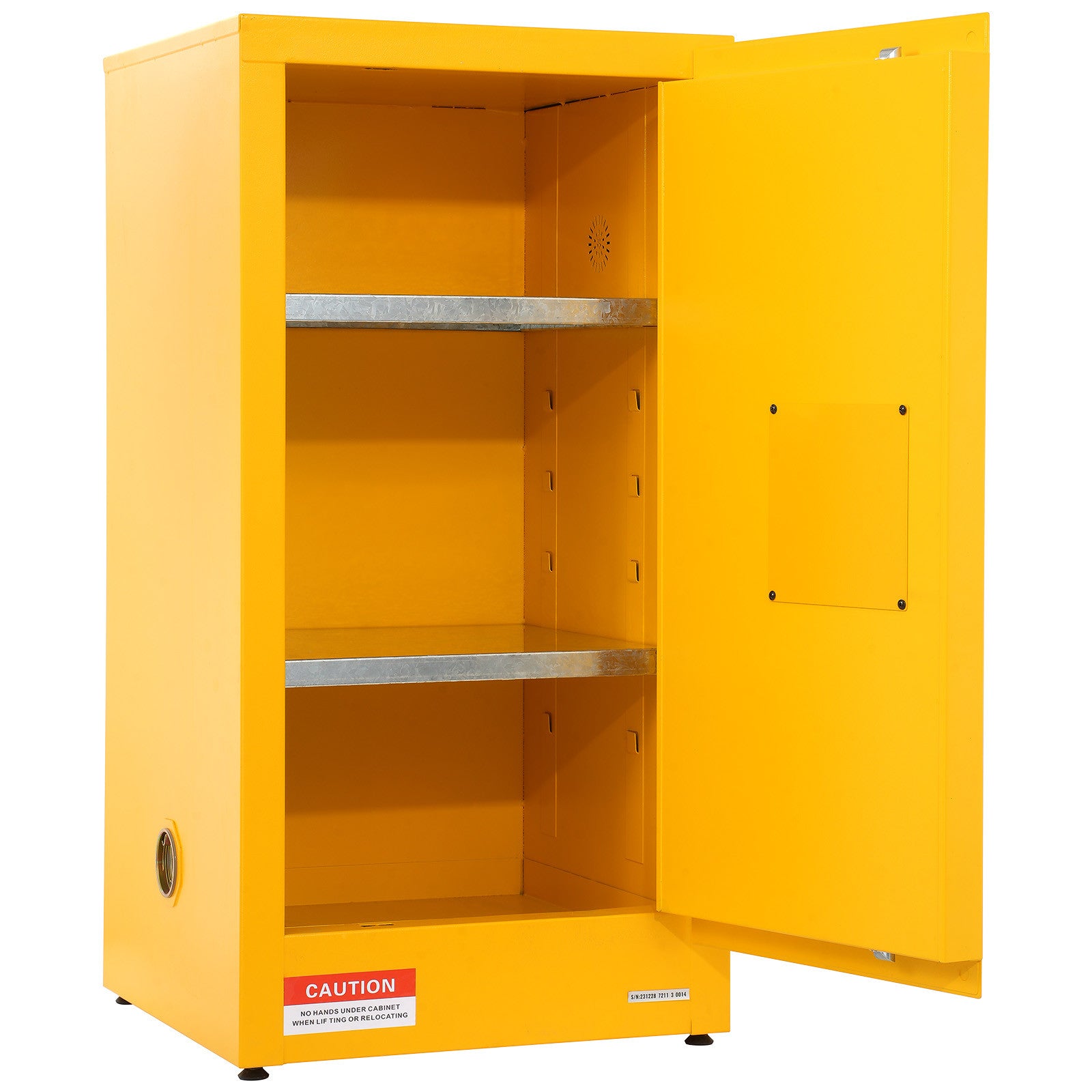VEVOR Flammable Safety Cabinet Liquid Storage 16 Gal 18.1x18.1x35.4 in Cabinet