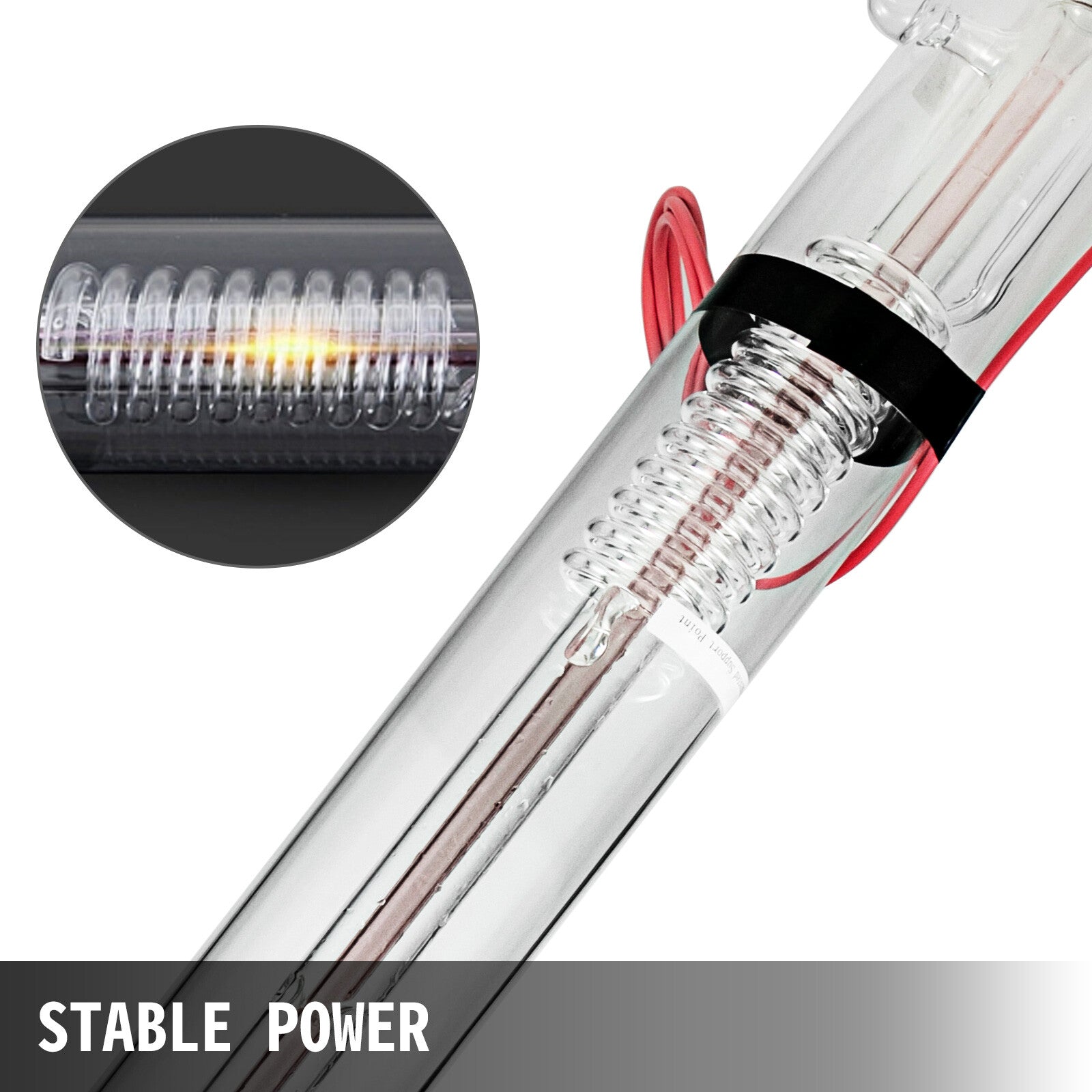 VEVOR CO2 laser tube 40W/50W/60W/80W/100W/130W suitable for CO2 laser engraving