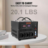 VEVOR 3000W Voltage Converter Transformer Step Up/Down 220V-110V /110V-220V CE