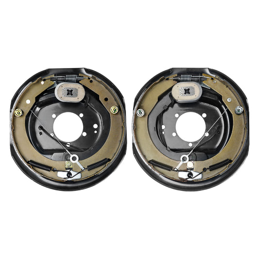 Electric Trailer Brake 12" x 2" Self-Adjusting Assembly 1 Pair 7000 lbs