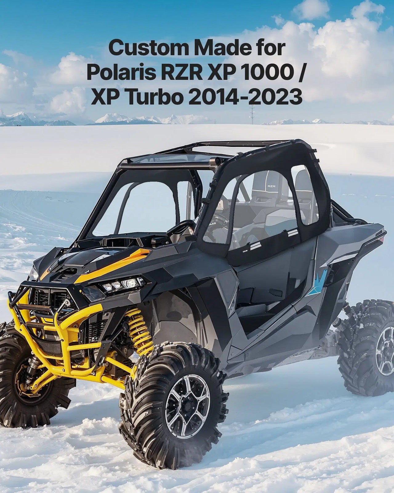 VEVOR Cab Enclosure Upper Doors, Compatible with Polaris RZR XP 1000/XP Turbo 20