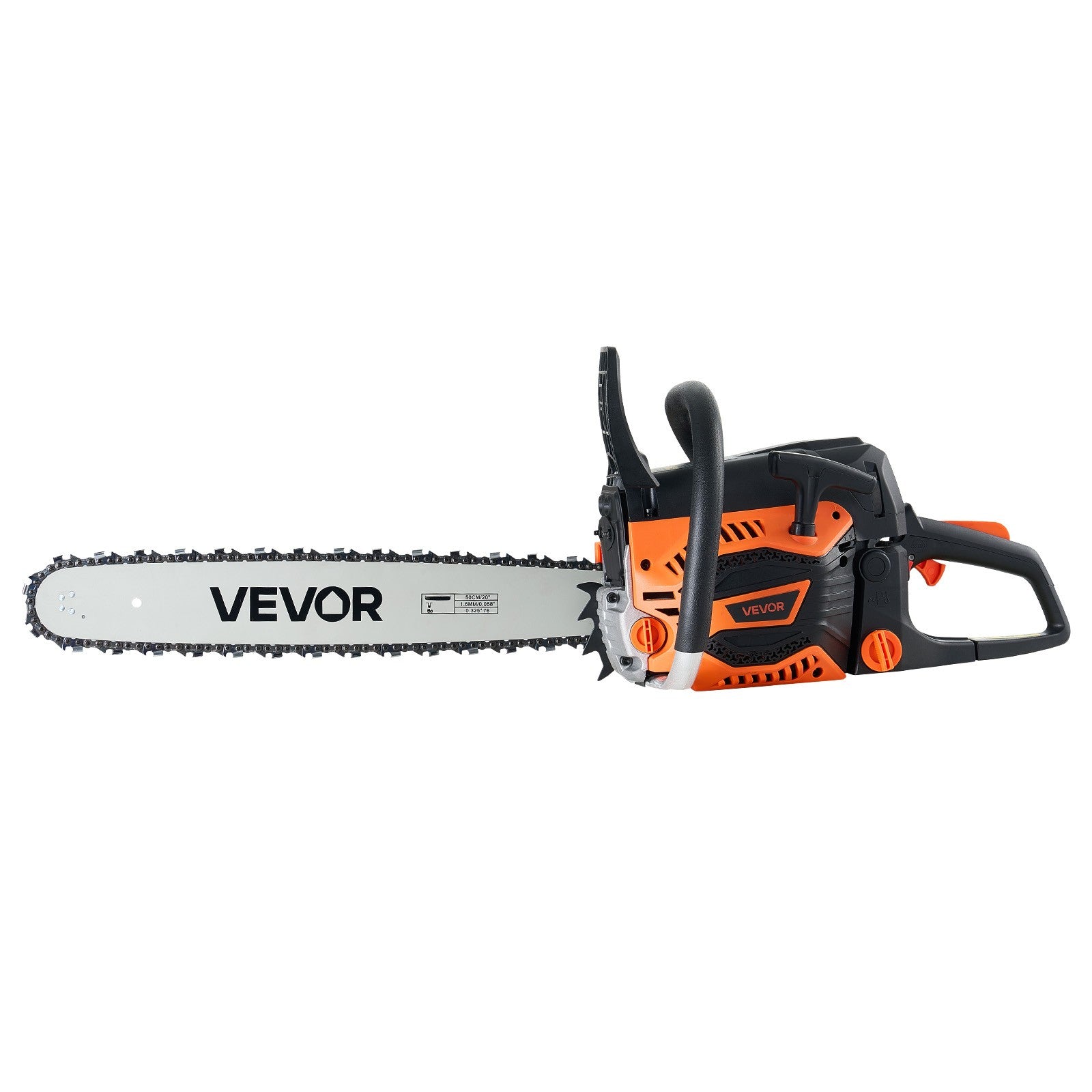 VEVOR 62cc Gas Chainsaw 3.8 HP Gas Powered 20 inch Chainsaw For Wood Cutting