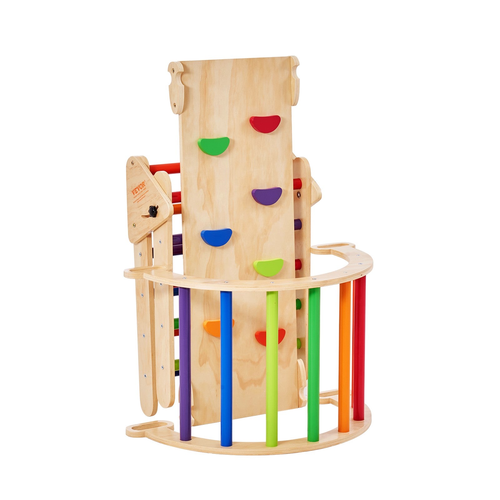 Pikler Triangle Set 5in1 Montessori Climbing Toys for Toddlers M Colorful