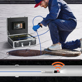 Uimoso 30m/100ft 7" Sewer Camera Pipe Inspection Camera 1000TVL 512Hz Locator