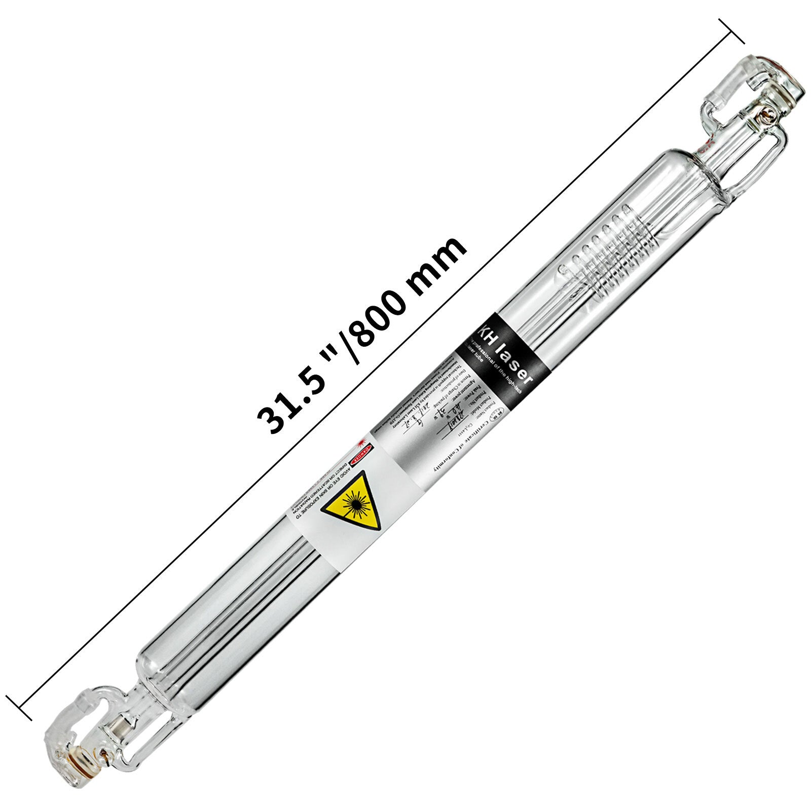 VEVOR CO2 laser tube 40W/50W/60W/80W/100W/130W suitable for CO2 laser engraving