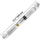 VEVOR CO2 laser tube 40W/50W/60W/80W/100W/130W suitable for CO2 laser engraving