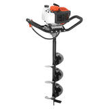 VEVOR Post Hole Digger 43cc Gas Powered Earth Digger with 8" Auger Drill Bit