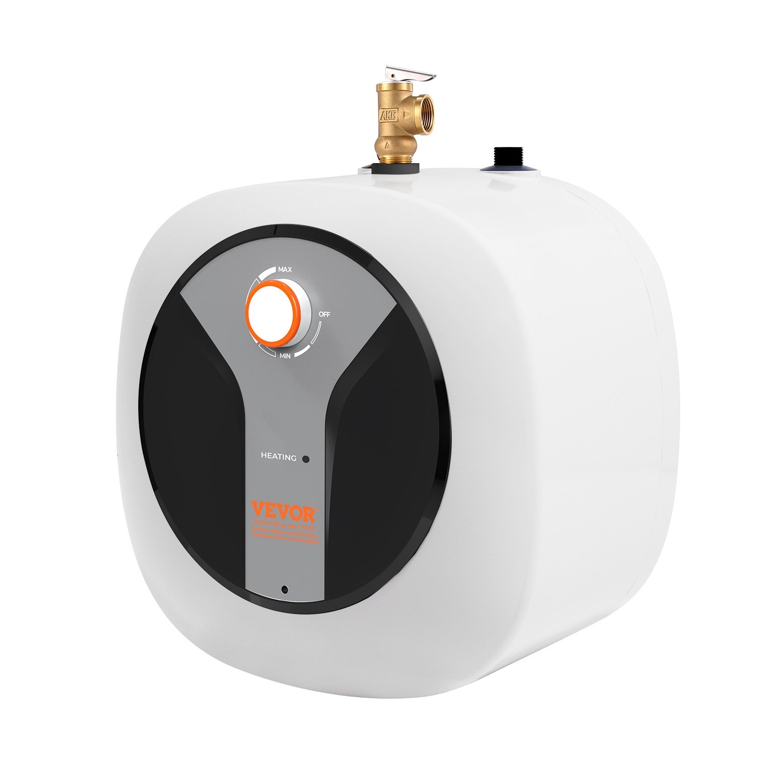 VEVOR 4 gal. Electric Mini Tank Hot Water Heater Shower Compact Storage Upgrade