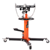 VEVOR 1322-1660 lbs Hydraulic Transmission Jack 360° Swivel Wheels Lift Hoist