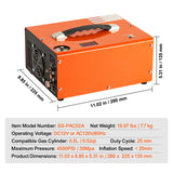 PCP Air Compressor 4500PSI/30Mpa Built-in Converter DC12V/AC120V Auto-Stop