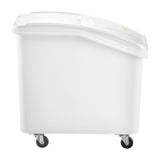 21 Gal Ingredient Bin w/ Scoop 400 Cup Commercial Food Storage for Kitchen
