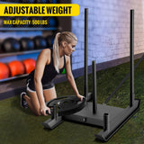 Weight Sled System Push Pull Drag Power Speed Athlete Strength Workout