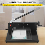 Uimoso 12" Paper Cutter Heavy Duty Guillotine Stack Paper Trimmer Metal Base A4