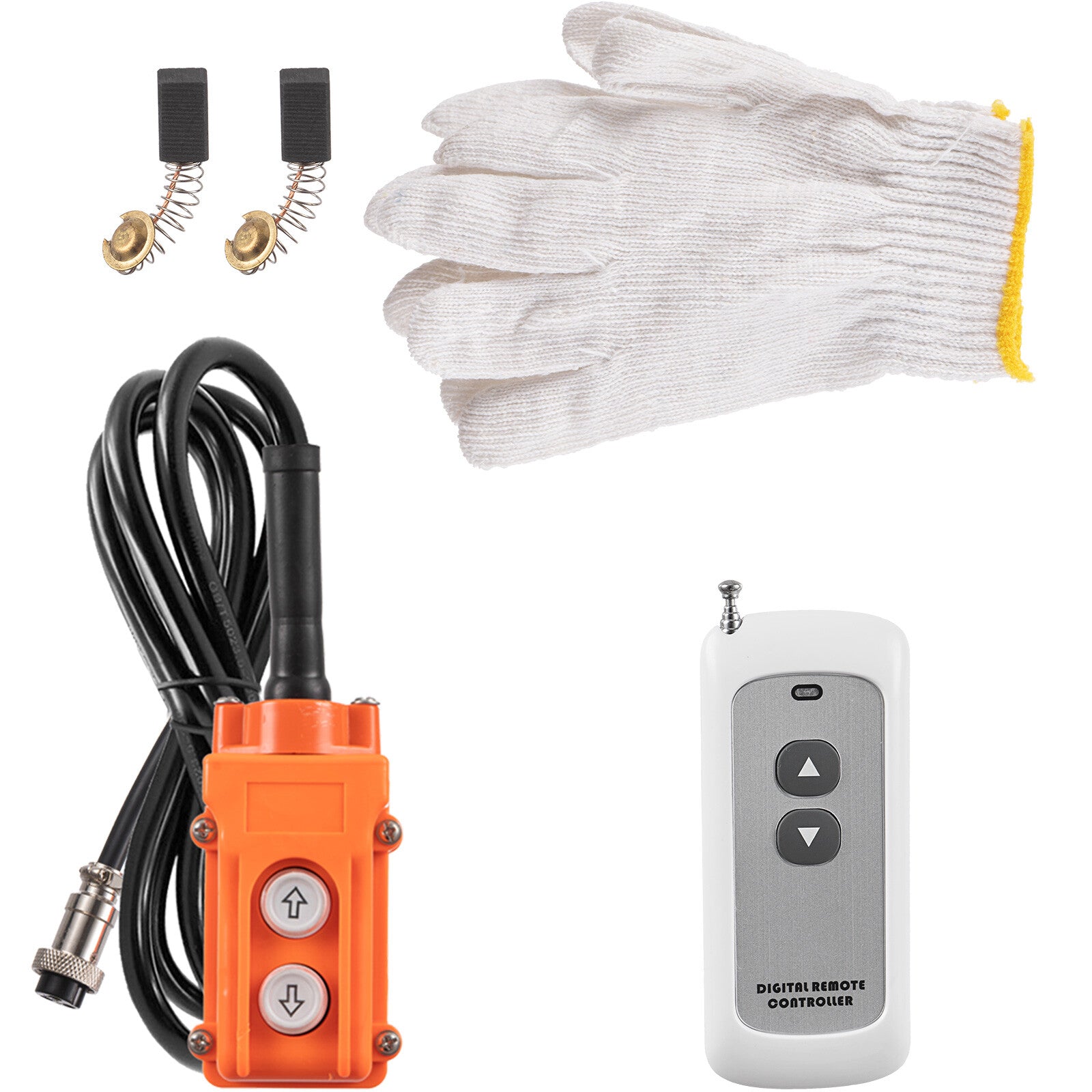 3-in-1 Portable Crane Electric Hoist Winch 1100lbs Wired/Wireless Remote Control