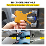 VEVOR 89Pcs Paintless Dent Removal Puller Stainless Steel Tool Dent Repair Rods