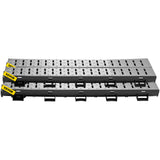 Drainage Trench Driveway Channel Drain Kit Metal Grate-5.8"x3.1"-5 Pack