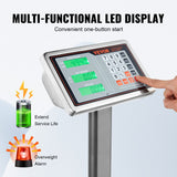 Computing Digital Platform Scale, 660 lbs Load, 0.1 lbs Accuracy Computing Floor