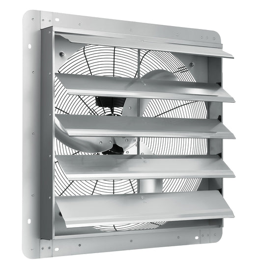 Uimoso Shutter Exhaust Fan Shop Exhaust Fan 24'' Wall Mounted Aluminum 3320 CFM