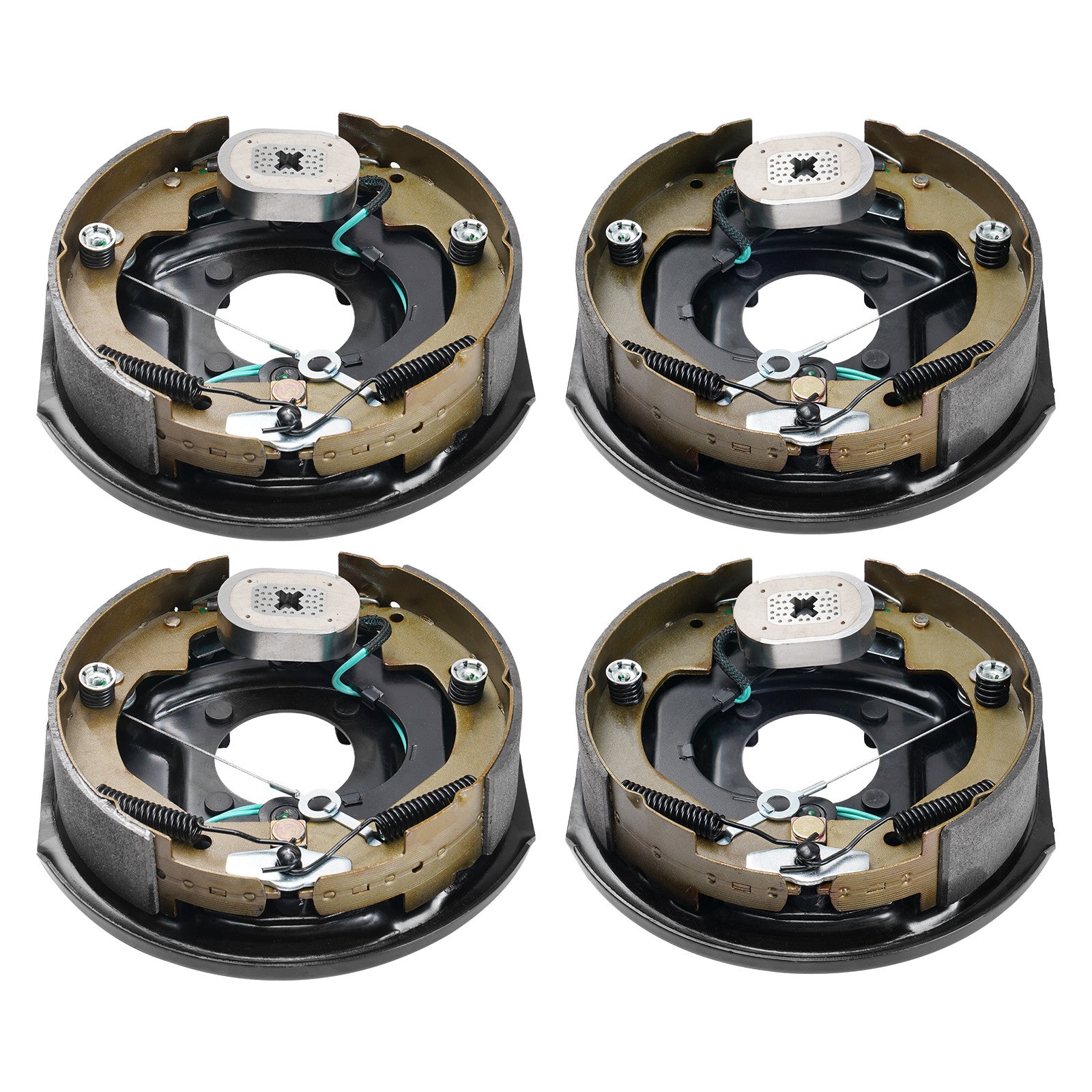 VEVOR Electric Trailer Brake 10"x2-1/4" Self-Adjusting Assembly 2 Pairs 3500 lbs