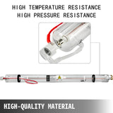 VEVOR CO2 laser tube 40W/50W/60W/80W/100W/130W suitable for CO2 laser engraving