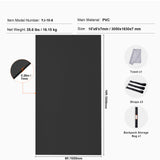 VEVOR Exercise Mat Non Slip Yoga Mat Gym Fitness Pilate Workout Mat (10x6ft)