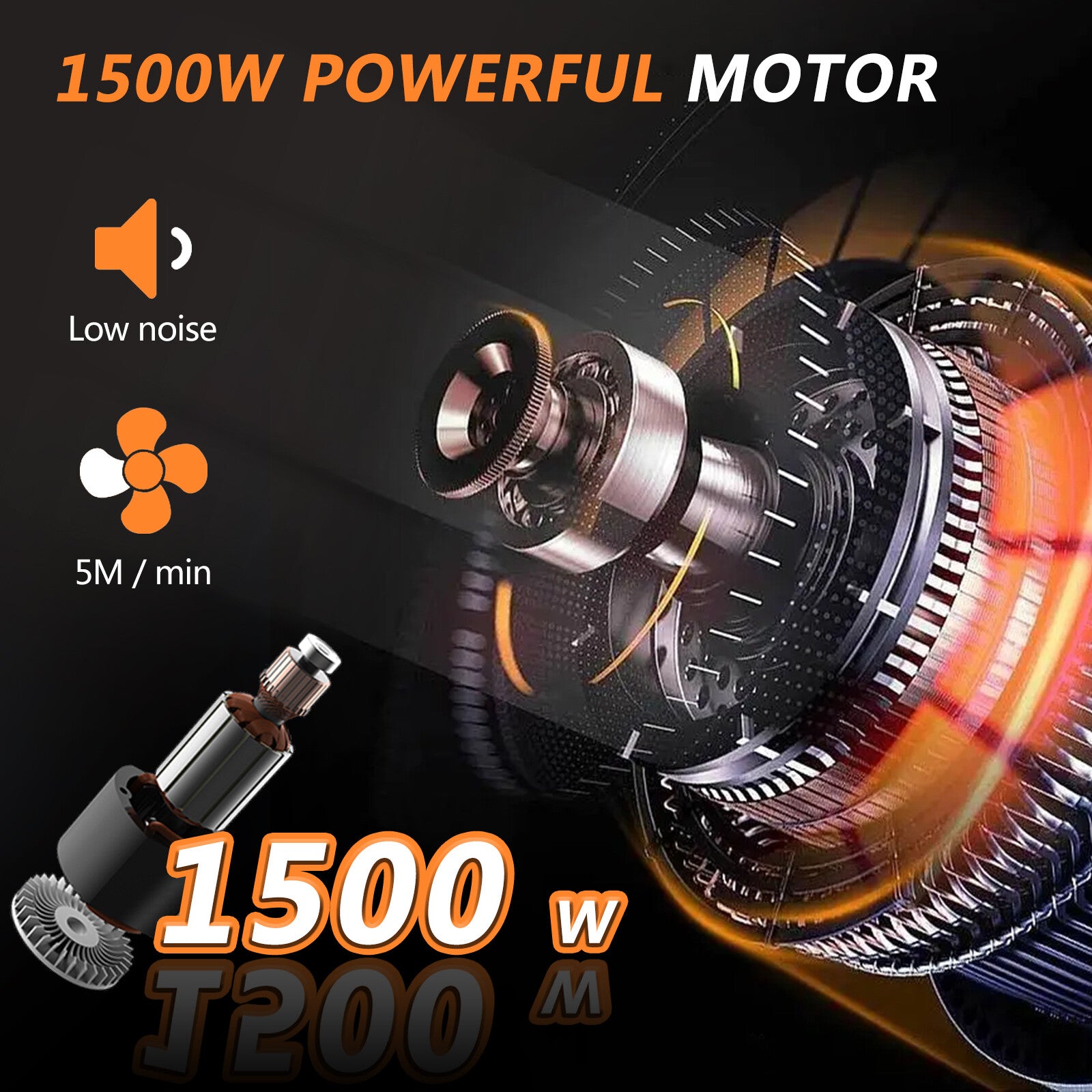 3-in-1 Portable Crane Electric Hoist Winch 1100lbs Wired/Wireless Remote Control