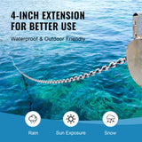 VEVOR 20 ft Anchor Boat Chain 5/16" 316 Stainless Steel with Two Shackles