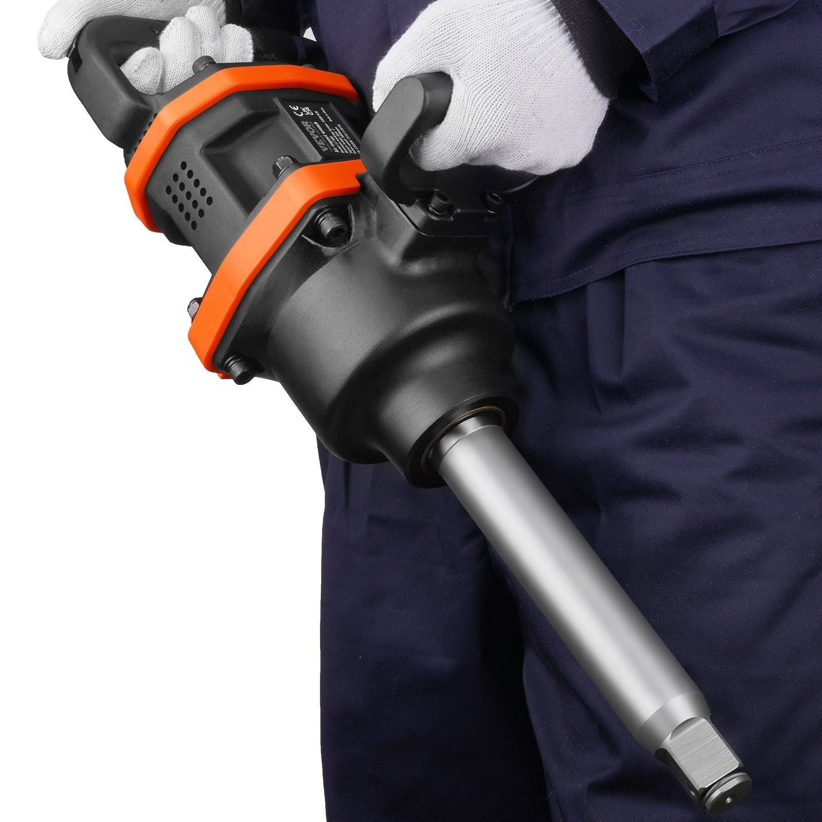VEVOR 1 Inch Air Impact Wrench, Up to 3160 ft-lbs High Reverse Torque Output 1"