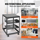 12U 4 Post Open Frame Server Rack Network Enclosure 23''-40'' Adjustable