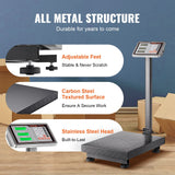 Computing Digital Platform Scale, 660 lbs Load, 0.1 lbs Accuracy Computing Floor