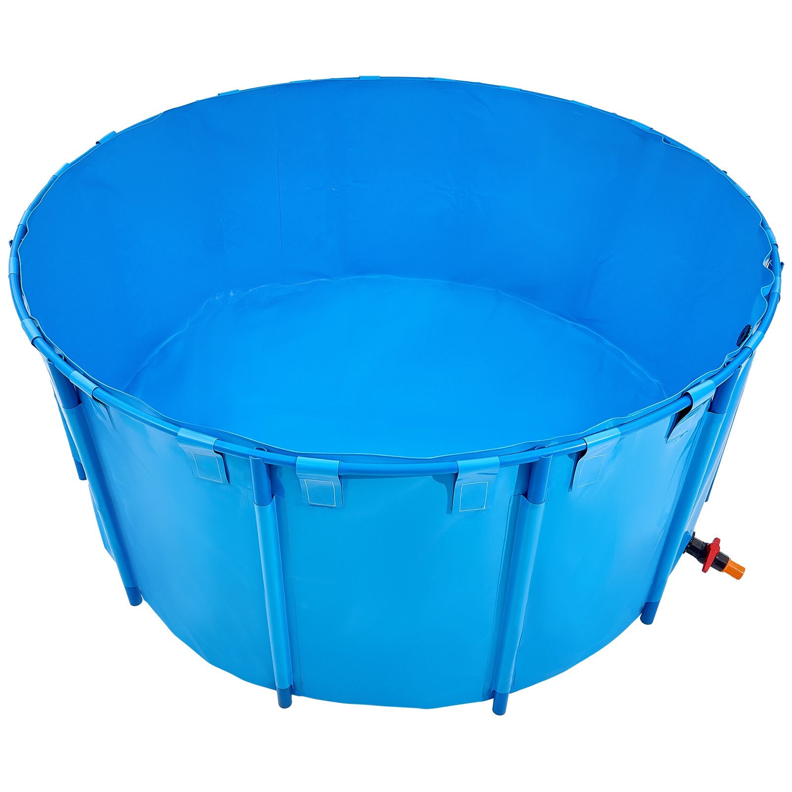 VEVOR Canvas Fish Pond, 1320 Gal Capacity Above Ground Fish Pond, Foldable PVC K