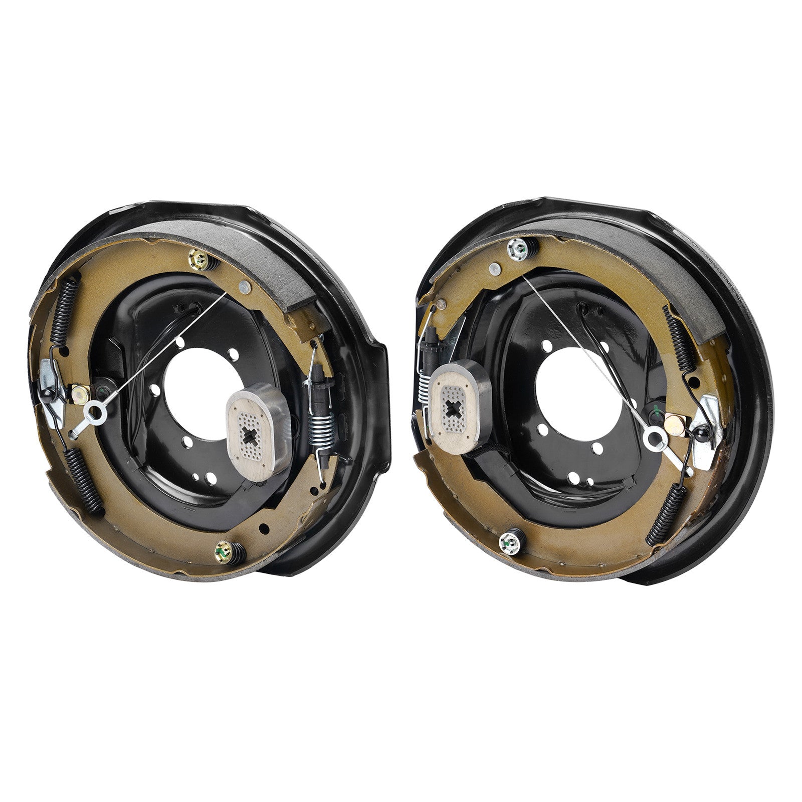Electric Trailer Brake 12" x 2" Self-Adjusting Assembly 1 Pair 7000 lbs