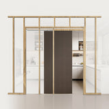 VEVOR Pocket Door Frame Kit Pocket Door Kit for 24-36in Wide 80inHigh Soft Close