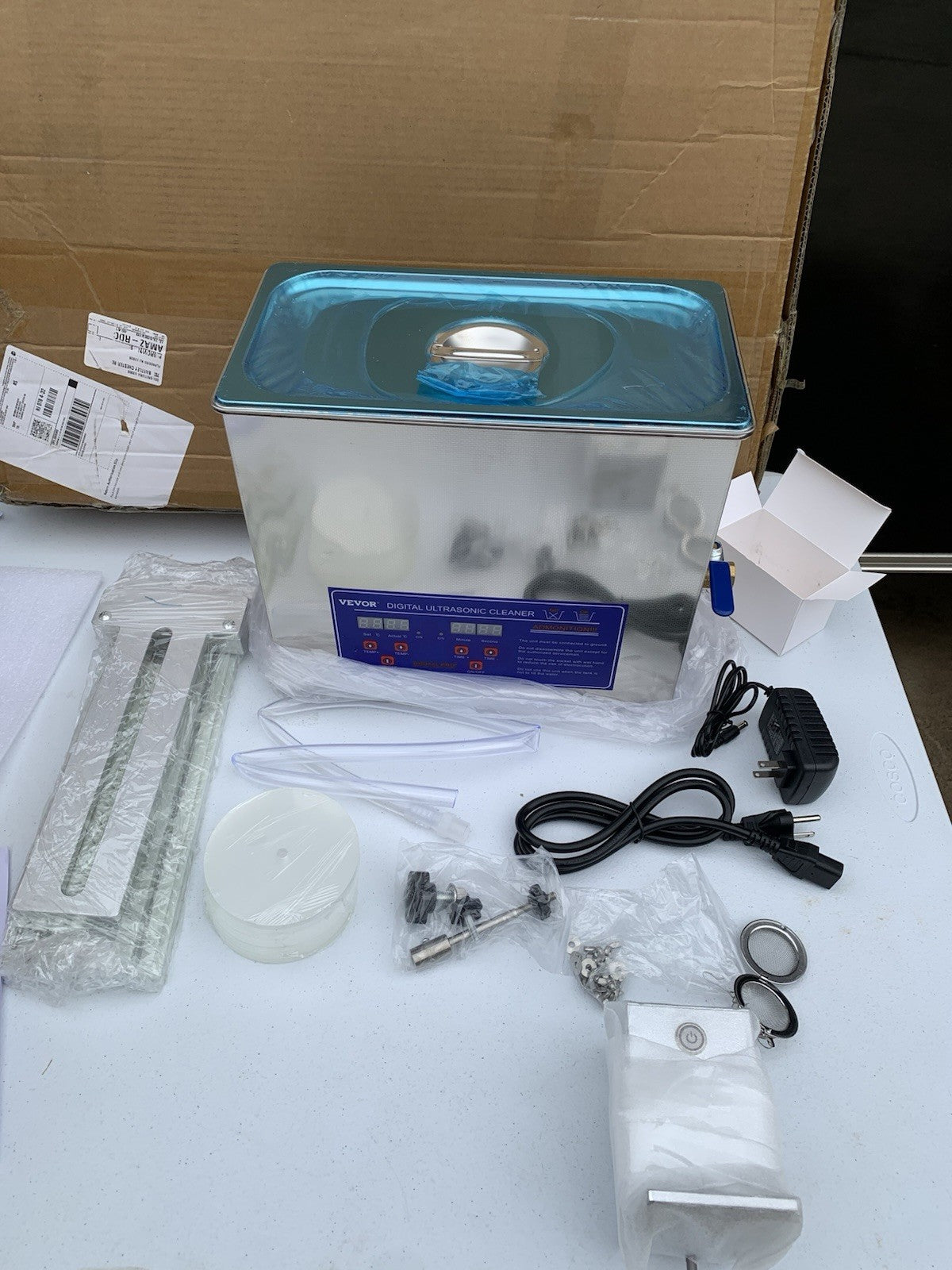 VEVOR Commercial Ultrasonic Cleaner 6L Professional Ultrasonic Cleaner No Basket